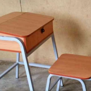 Primary School Desk and Chair made by Local Professional Carpenters. The price is for each desk and chair